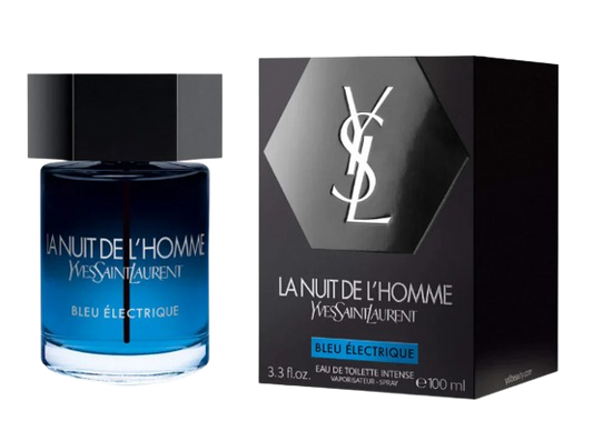 Yves Saint Laurent La Nuit de L’Homme Bleu Électrique — Eau de Toilette Intense (Men’s) 100 ml