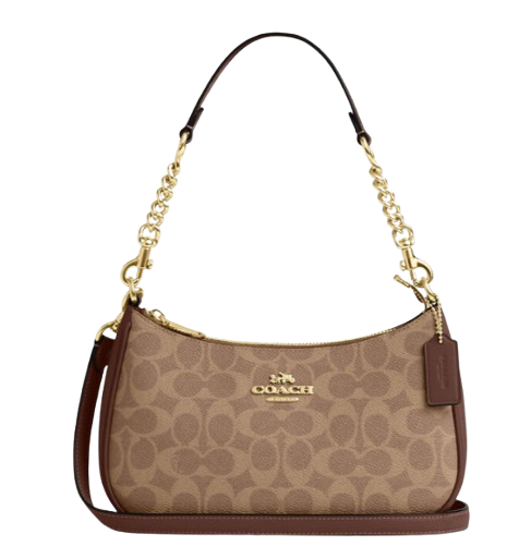 Coach Teri Shoulder Bag in Signature Canvas