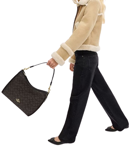 Coach Laurel Shoulder Bag In Signature Canvas