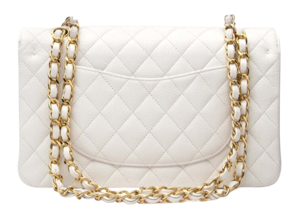 Chanel Classic Double Flap Bag - White