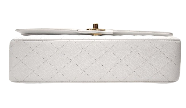 Chanel Classic Double Flap Bag - White