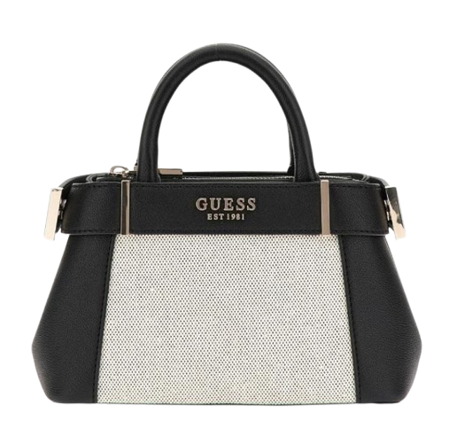 Guess Anadela Mini Satchel - Black/Taupe