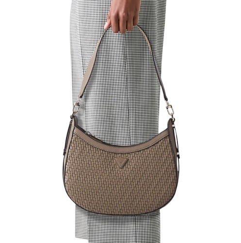 Guess Murielle Hobo Bag - Dark Taupe