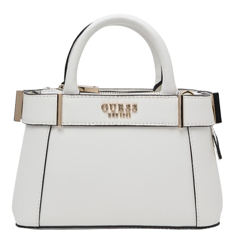 Guess Anadela Mini Satchel - White