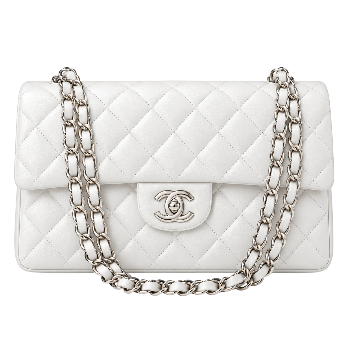 Chanel Classic Double Flap Bag – Silver Hardware