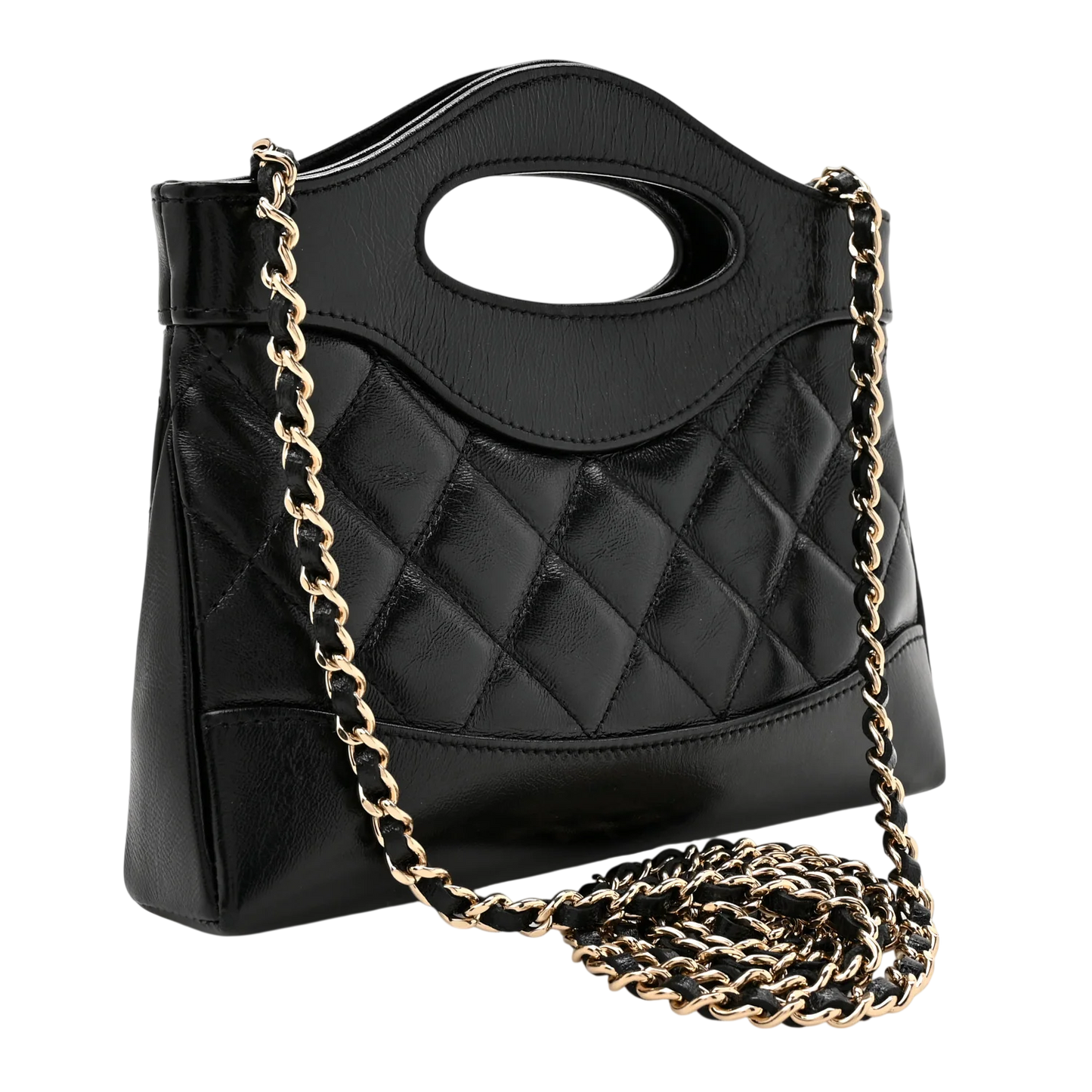 Chanel Quilted Nano 31 - Black