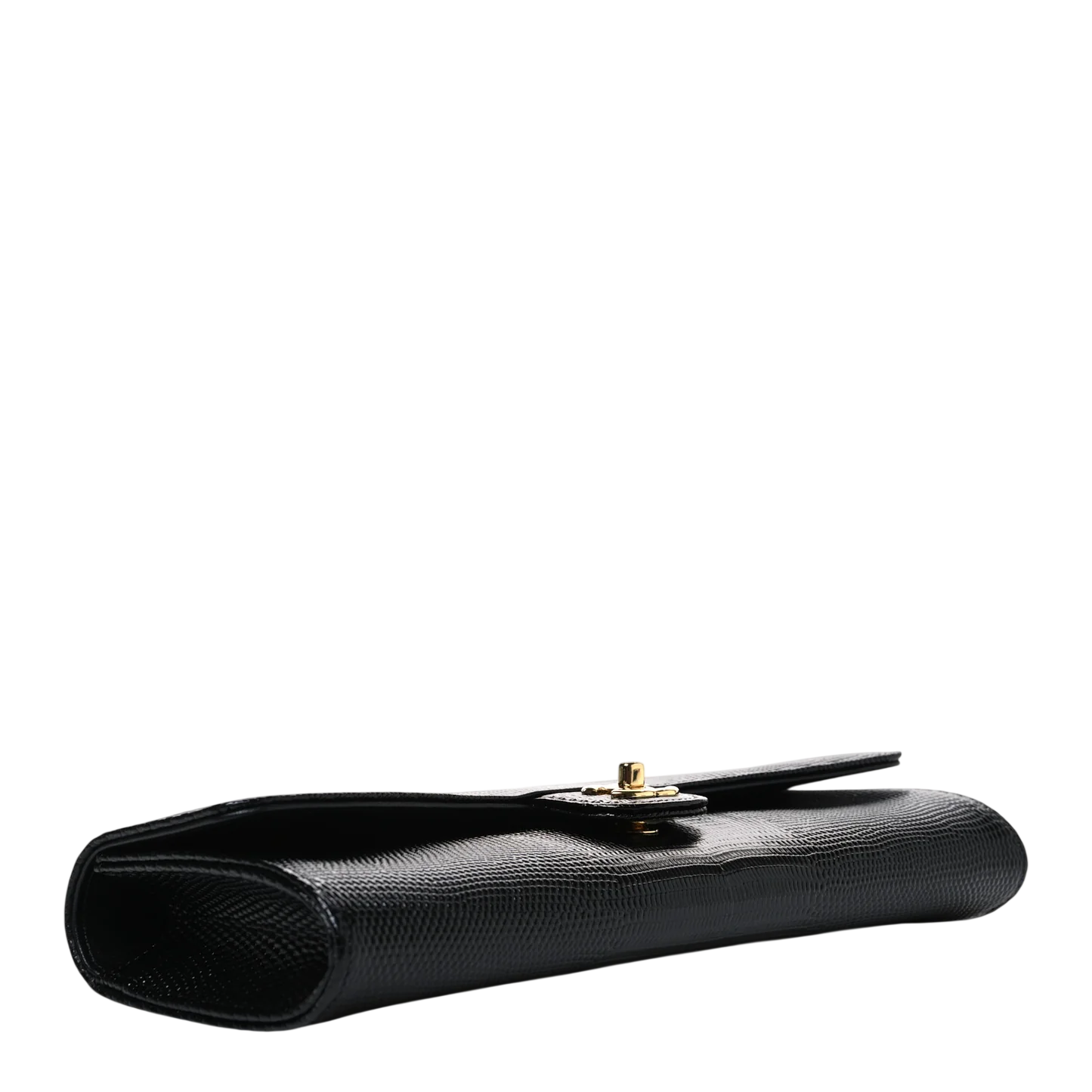Chanel Long Top Handle Clutch - Black