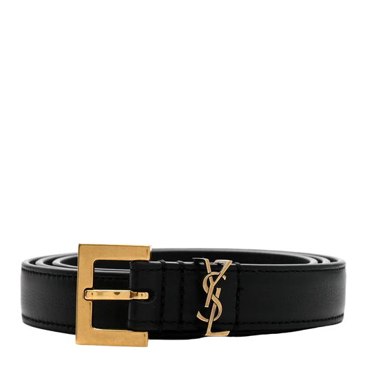 Saint Laurent Cassandre belt - Black