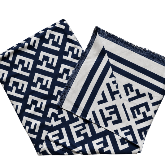Fendi Scarf - Navy