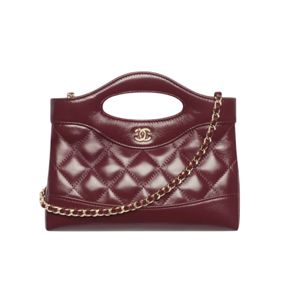 Chanel Quilted Nano 31 - Burgundy