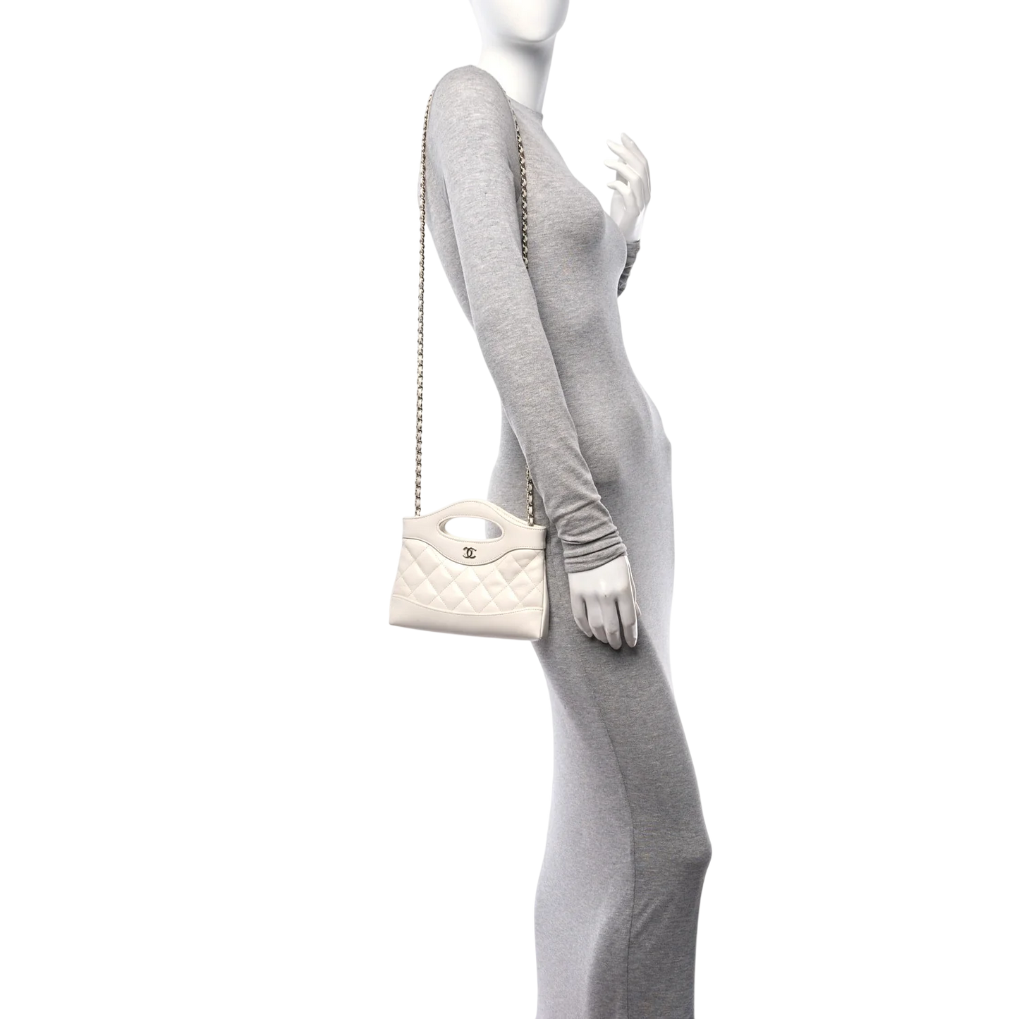 Chanel Quilted Nano 31 - White