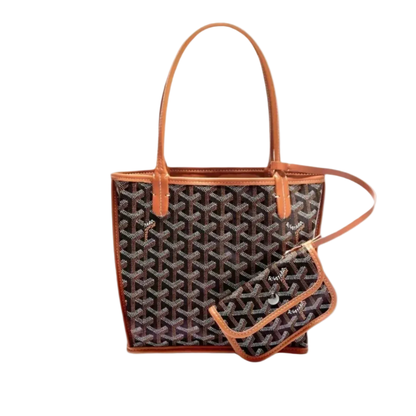 Goyard Anjou Mini - Black & Tan