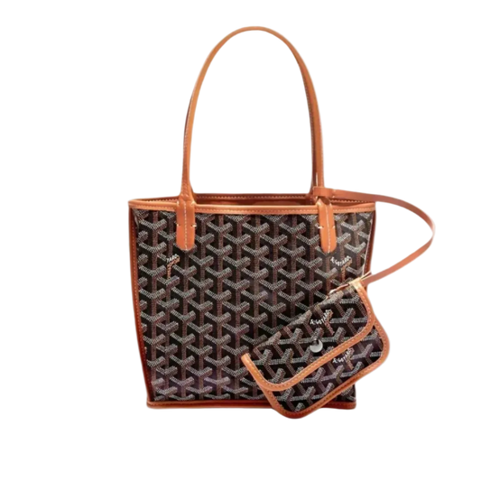 Goyard Anjou Mini - Black & Tan