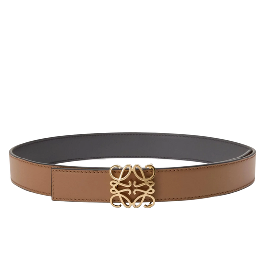Loewe Reversible Anagram Belt - Taupe