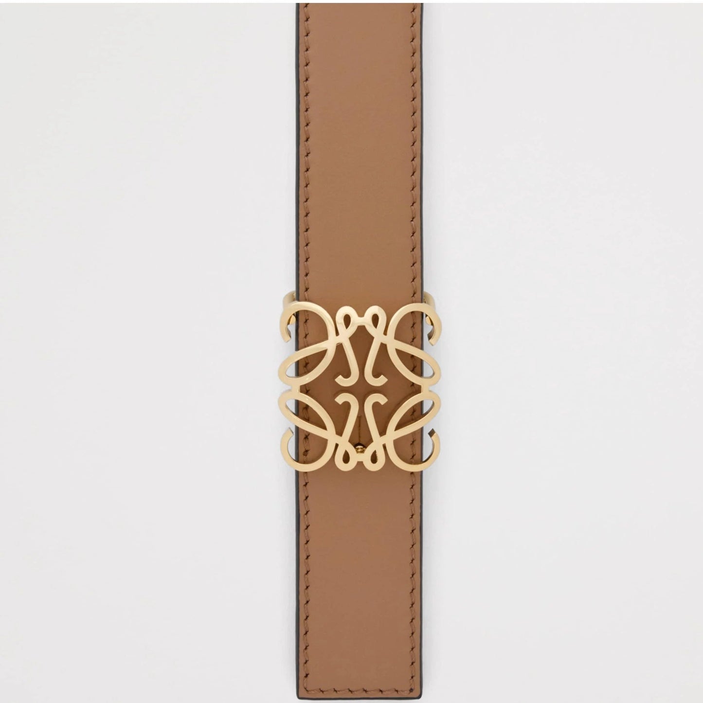 Loewe Reversible Anagram Belt - Taupe