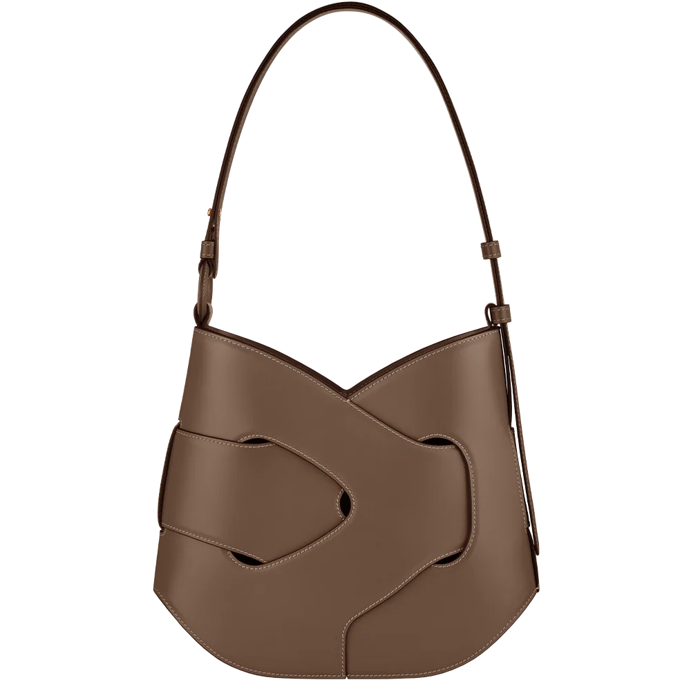 Polène Nodde Hobo bag - Taupe
