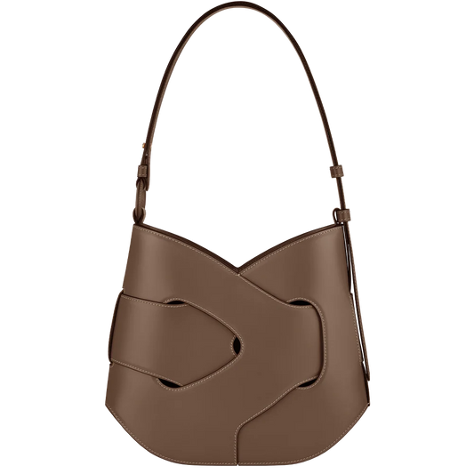 Polène Nodde Hobo bag - Taupe
