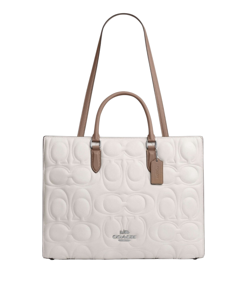 Coach Maggie Tote Bag - White